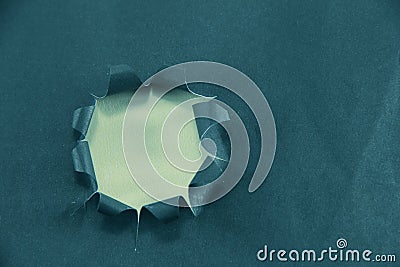 Paper that is punctured to create gaps There is space for copying ads or text. Stock Photo