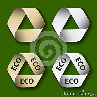 Paper recycle symbol Vector Illustration