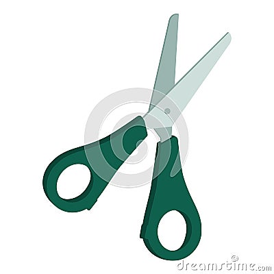 Paper scissors: school supplies Vector Illustration