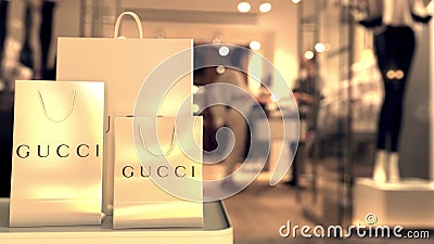 gucci store shopping bag