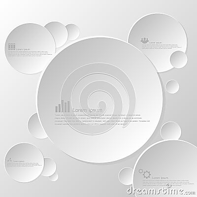 Paper social network Art Vector Illustration