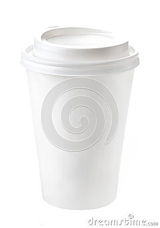 Paper take away coffee cup Stock Photo