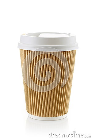 Paper take away coffee cup Stock Photo
