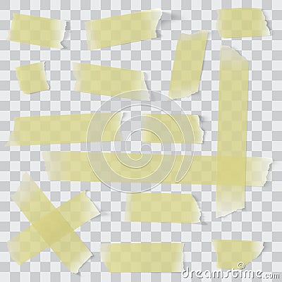 Paper tape set Stock Photo