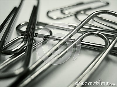 Paperclips Stock Photo