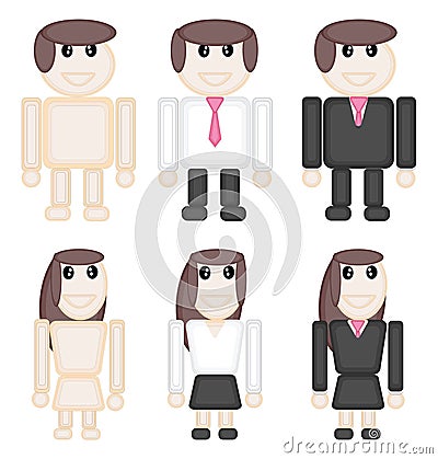 PaperCut Business people Stock Photo