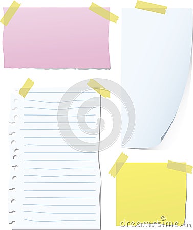 Papers Vector Illustration