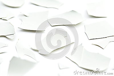 Papers and documents scattered on a table surface, great for use as a background or in business contexts Stock Photo