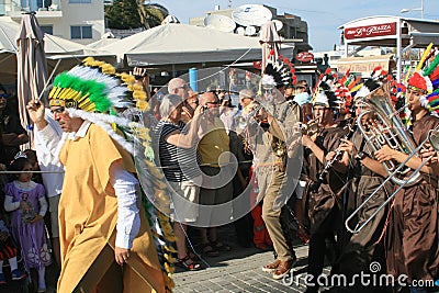 Paphos Carnival 2016 Editorial Stock Photo