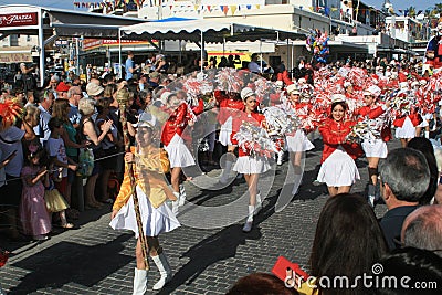 Paphos Carnival 2016 Editorial Stock Photo