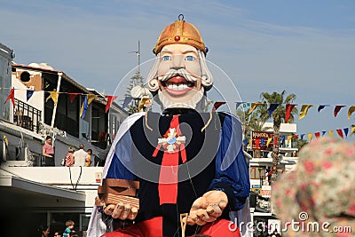 Paphos Carnival 2016 Editorial Stock Photo