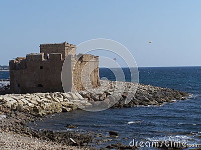 Paphos Fort Stock Photo