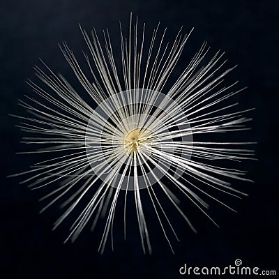 Pappus the purple star thristle Stock Photo