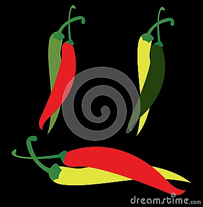 Paprika icon Vector Illustration