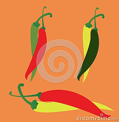 Paprika icon Vector Illustration