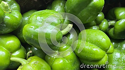 Paprika, sweet pepper, bell pepper or capsicum Stock Photo