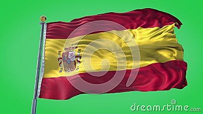 Paquete De Banderas Animadas De España En Pantalla Verde Y 3D Almacen De  Video - Vídeo de transparente, viento: 164628261