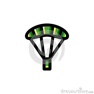 Parachute Icon Vector Illustration