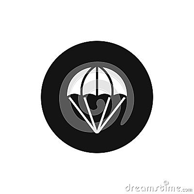 Parachute vector icon Vector Illustration