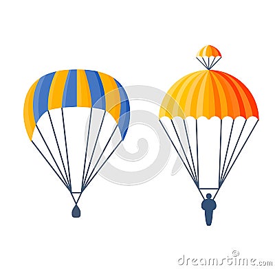 Parachute vector illustration fly Vector Illustration