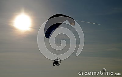 Parachuting Stock Photo