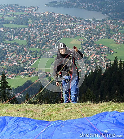 Parachuting Editorial Stock Photo