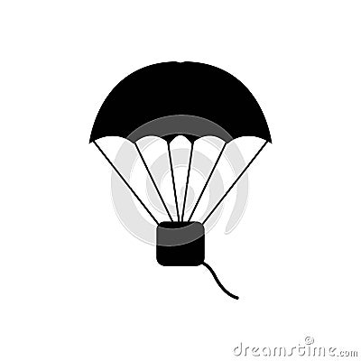 parachuting or paragliding icon, vector illustration symbol design Vector Illustration