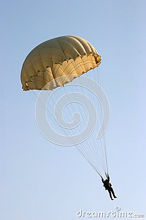 Parachutist Stock Photo