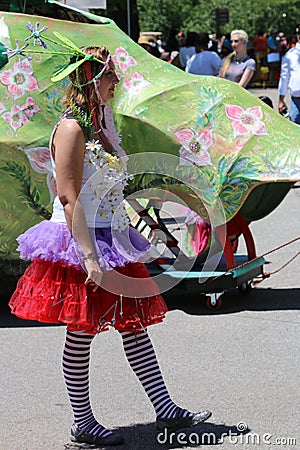 Parade the Circle 2014 Cleveland OH Editorial Stock Photo