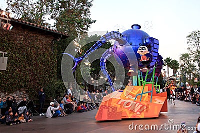 Parade at Disneys California Adventure Editorial Stock Photo