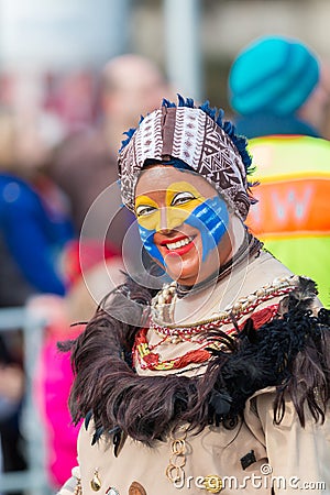 Parade-Fasching-german carnival-Nuremberg Editorial Stock Photo