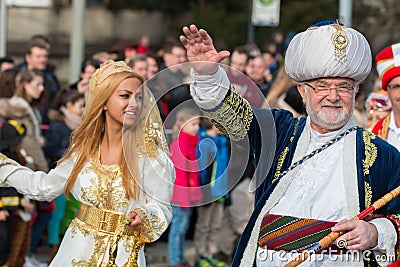 Parade-Fasching-german carnival-Nuremberg Editorial Stock Photo