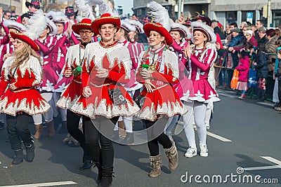 Parade-Fasching-german carnival-Nuremberg Editorial Stock Photo