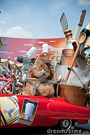 Parade with Ratatouille Editorial Stock Photo