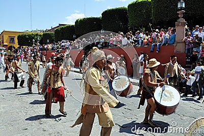 Parade at San Miguel de Allende