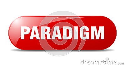paradigm button. paradigm sign. key. push button. Vector Illustration