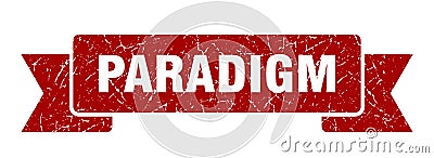 paradigm ribbon. Vector Illustration