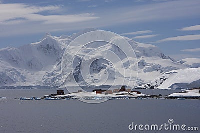 Paradise Bay, Antarctica Stock Photo