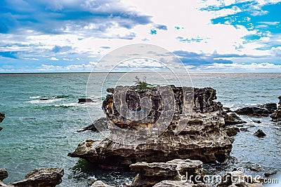 Paradise beach in Phu quoc islan, south of vietnam. Beautiful landscape Stock Photo