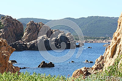 Paradise coast, Sardinia Stock Photo