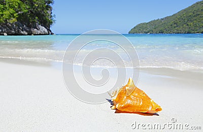 Paradise island beach Stock Photo