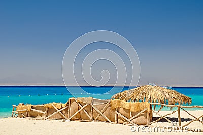 Paradise island Egypt Stock Photo