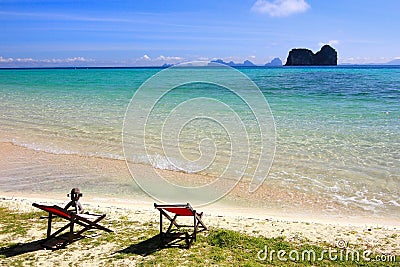 The paradise island in Trang Province , Thailand Stock Photo