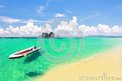 The paradise island in Trang Province , Thailand Stock Photo