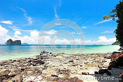 The paradise island in Trang Province , Thailand Stock Photo