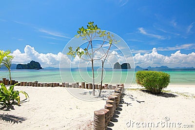 The paradise island in Trang Province , Thailand Stock Photo