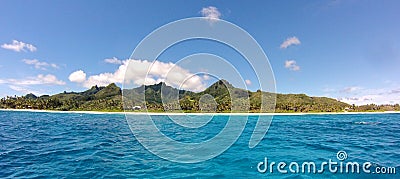 Paradise tropical island Stock Photo