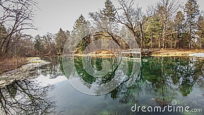 Paradise Valley Springs - Eagle, WI Stock Photo