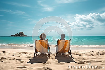 Paradisiacal beach Stock Photo