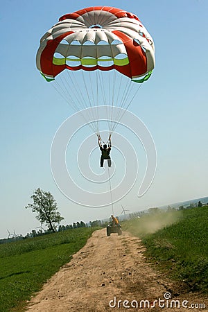 Paraglide Stock Photo